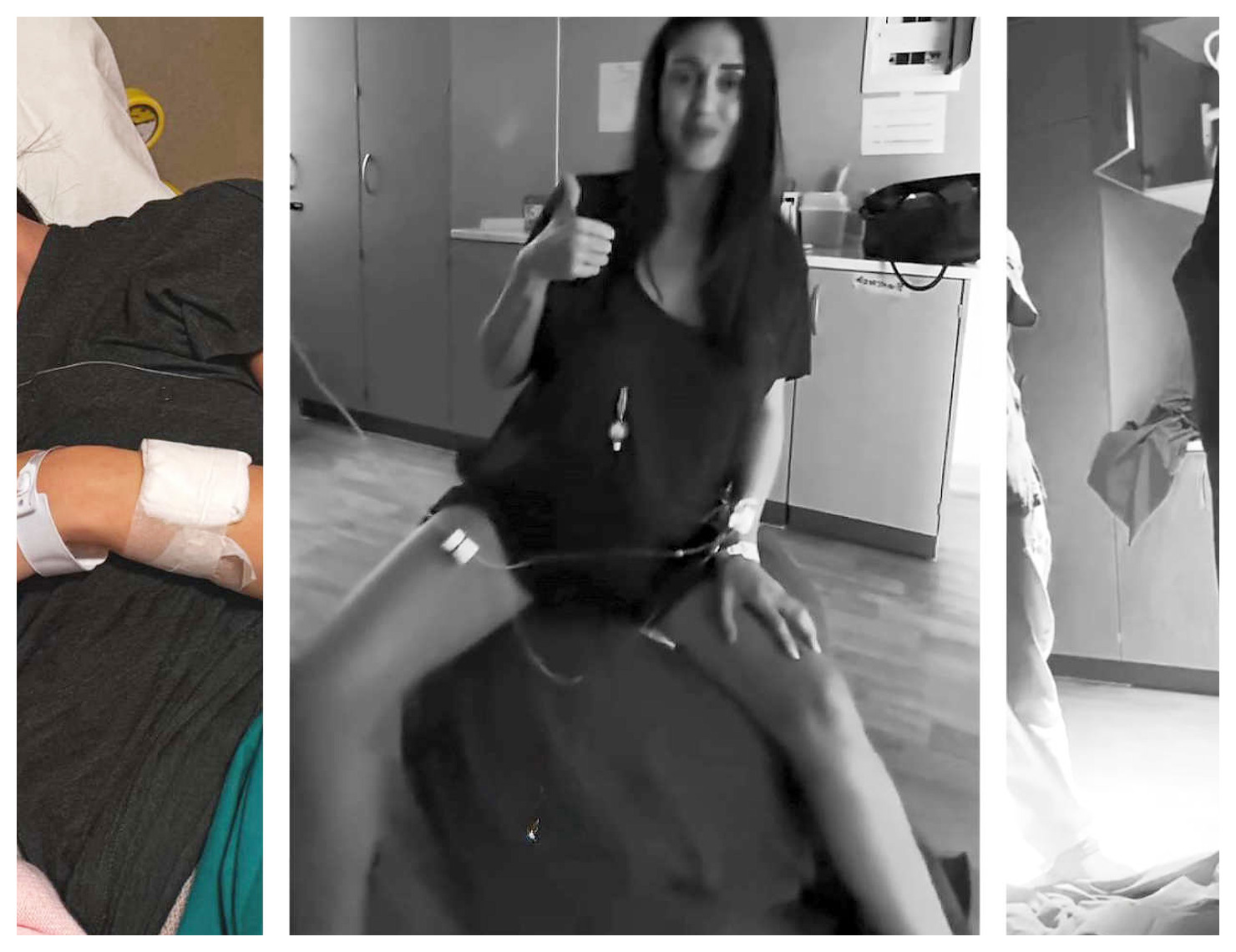 Cecilia Rodriguez racconta il parto: 10 ore di induzione, esercizi con la fitball e prima poppata