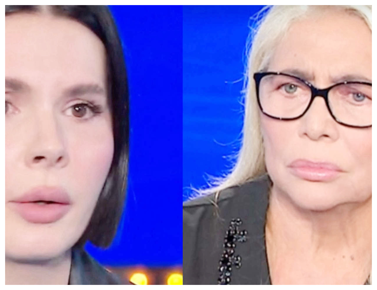 Venier in lacrime a Domenica In dopo la discussione con la figlia di Vittorio Sgarbi