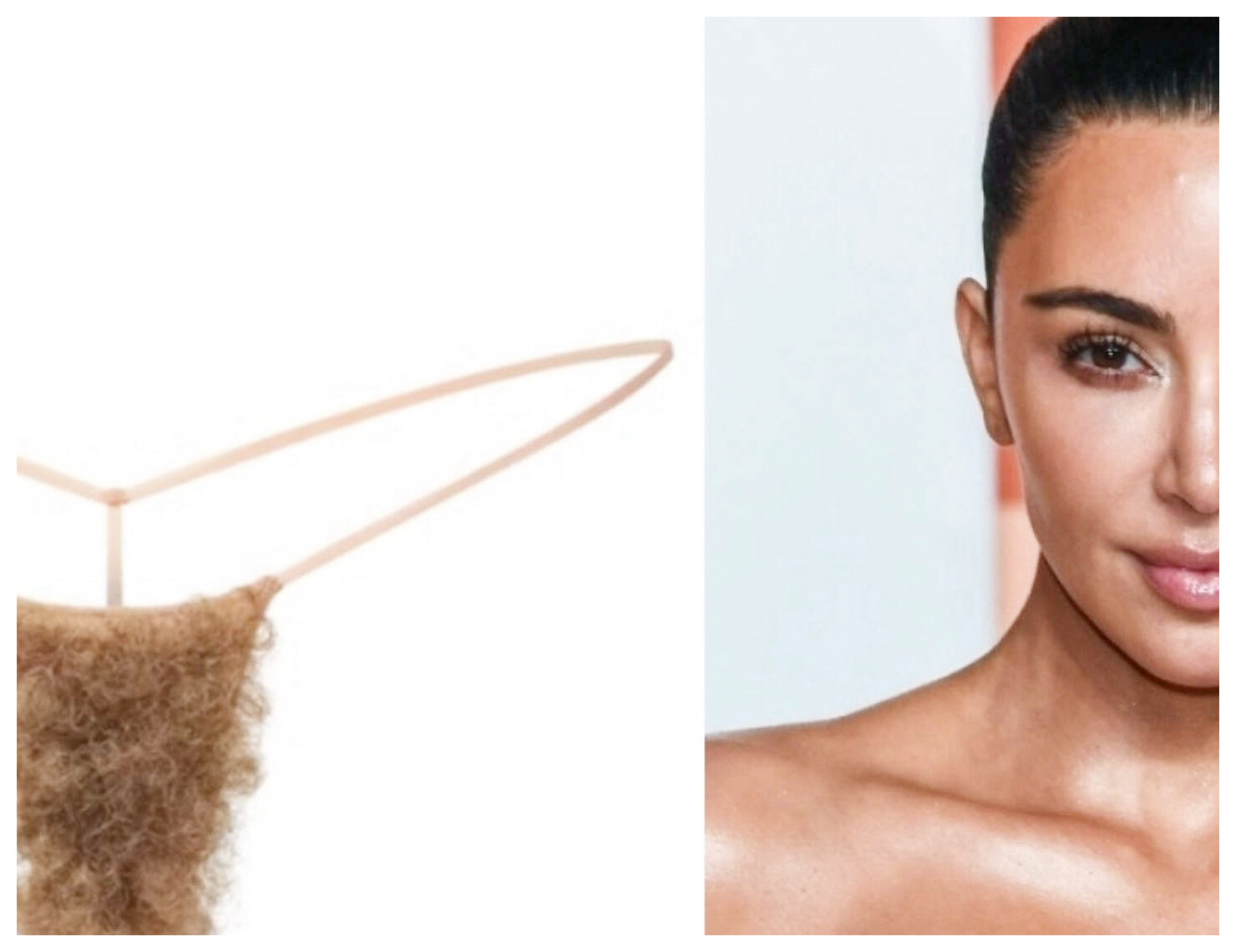 Kim Kardashian presenta il perizoma con pelo, il prezzo e l’immediata esauribilità online