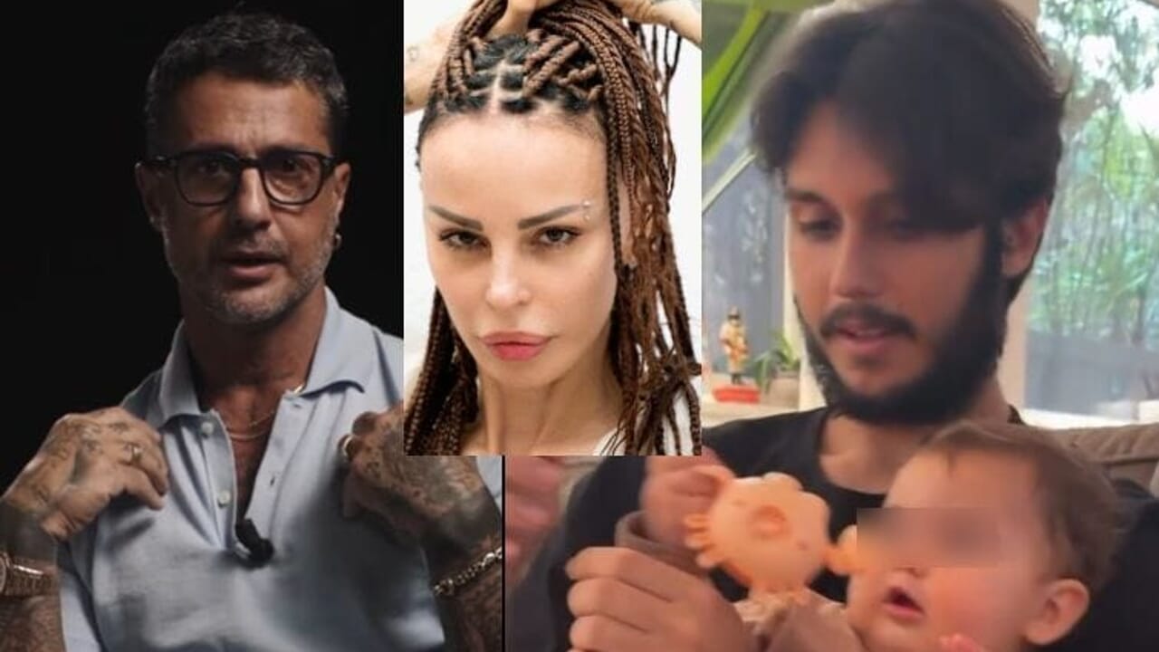 Fabrizio Corona e Nina Moric: Tensione Familiare e Accuse in Pubblico sul Benessere del Figlio Carlos Maria