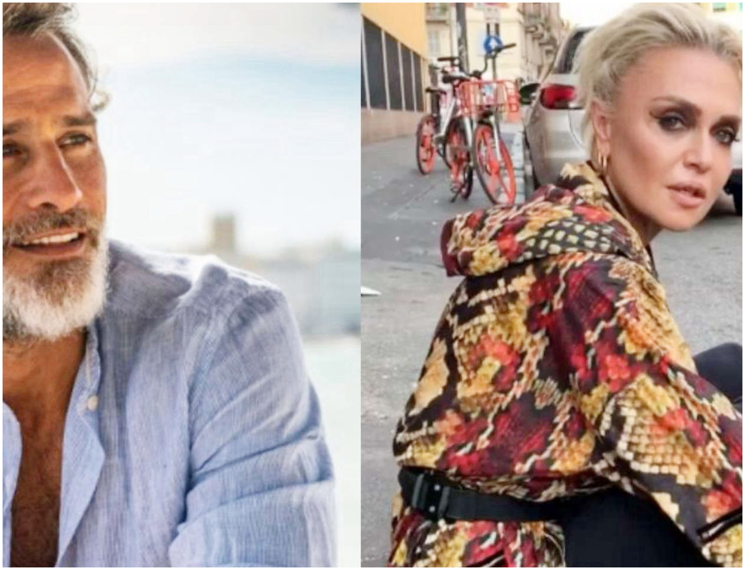 Raz Degan commenta la foto di Paola Barale mostrata in tv e lancia una critica sulle porcherie