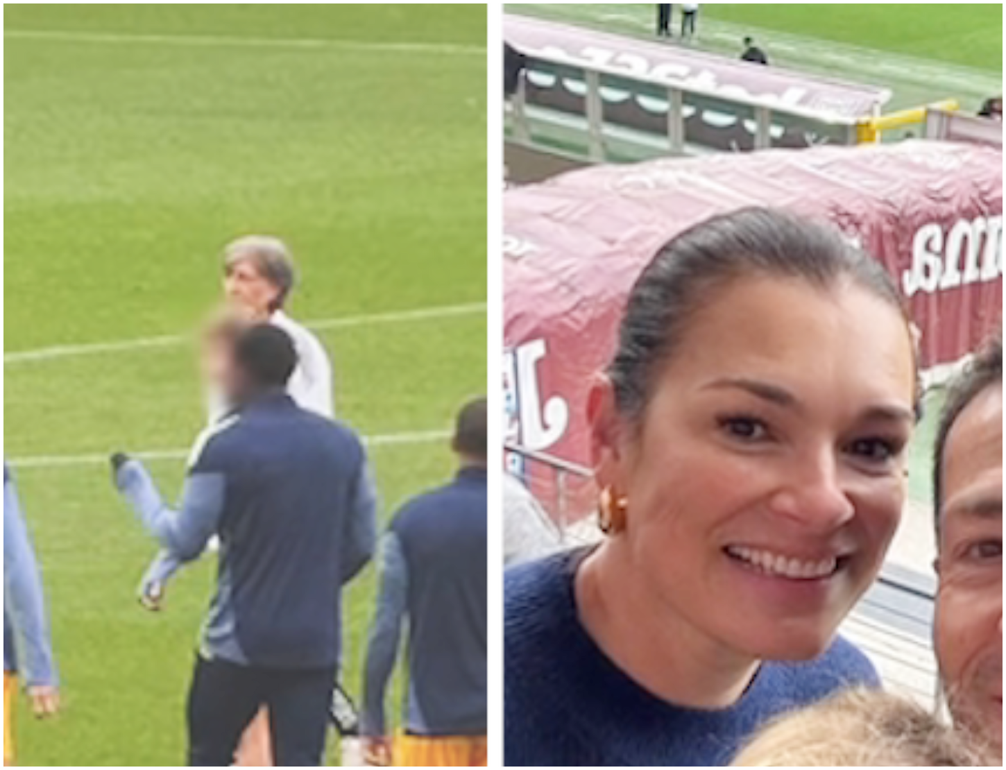 Alena Seredova presente allo stadio di Torino per tifare il figlio che gioca con il Pisa