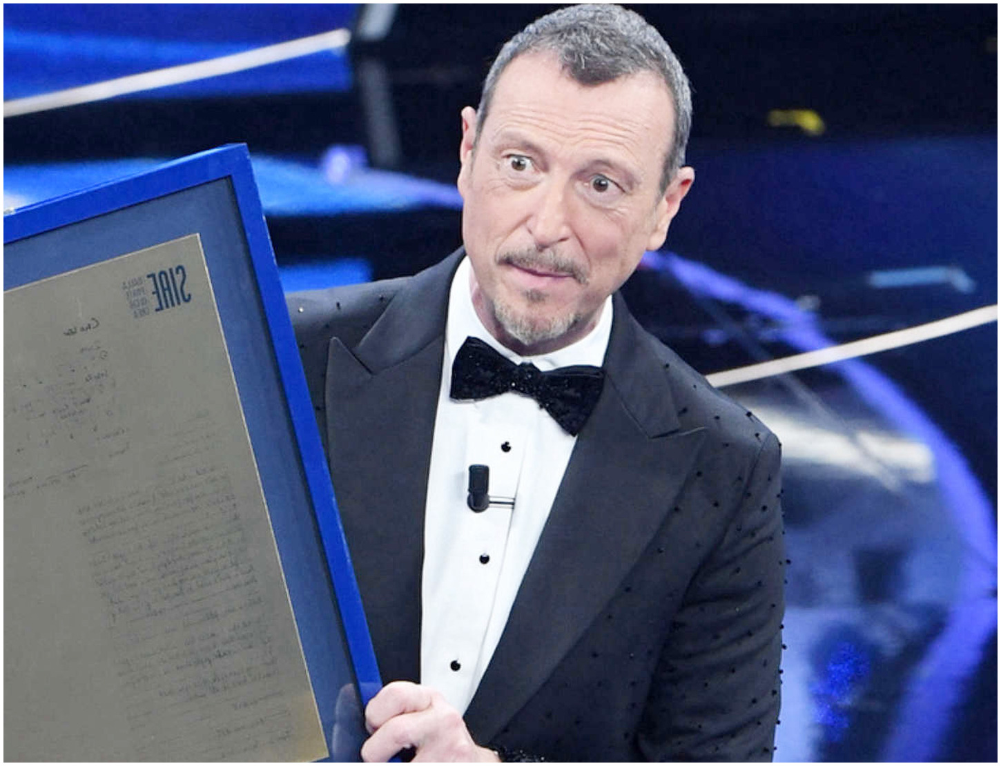 Amadeus alla conduzione dei Siae Music Awards: il potere della musica nei suoi sogni e emozioni