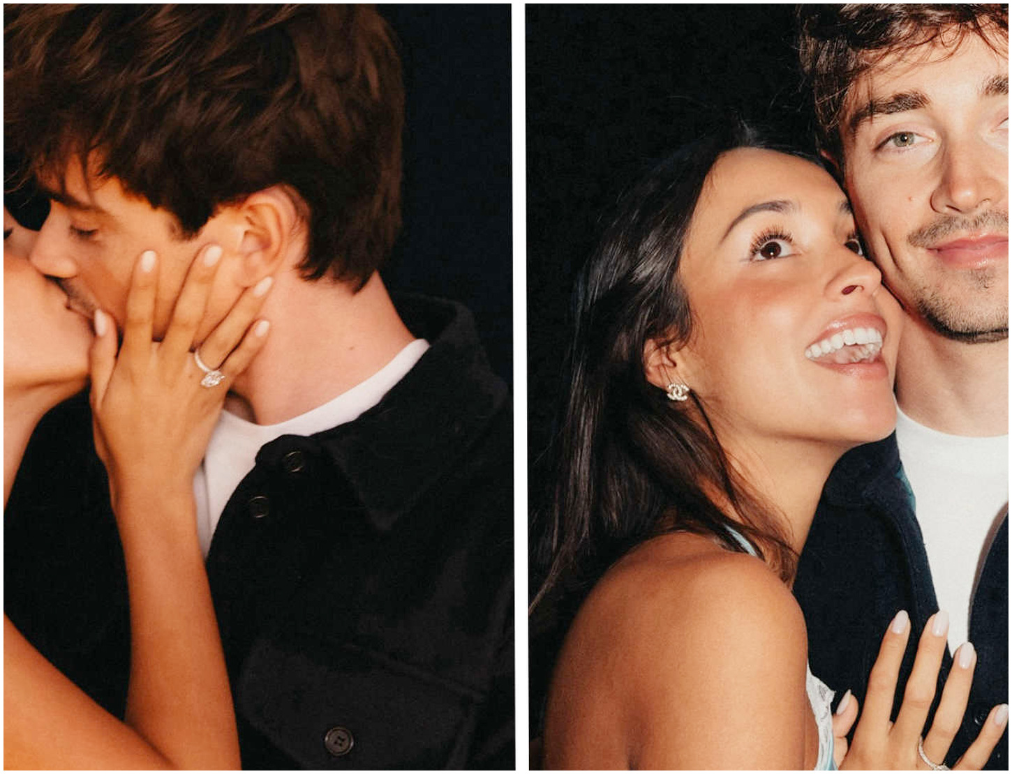 Charles Leclerc sorprende Alexandra con una proposta di matrimonio e un anello da sogno