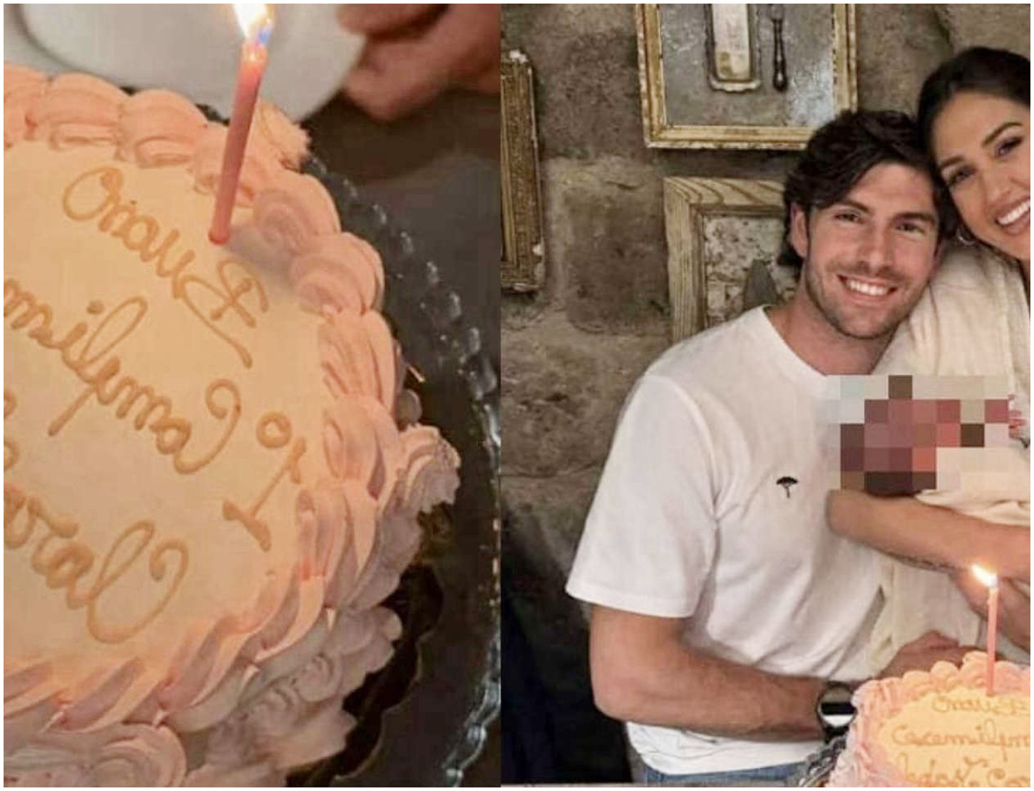 Clara Isabel festeggia il suo primo mese di vita con una dolce festa tra amici e familiari