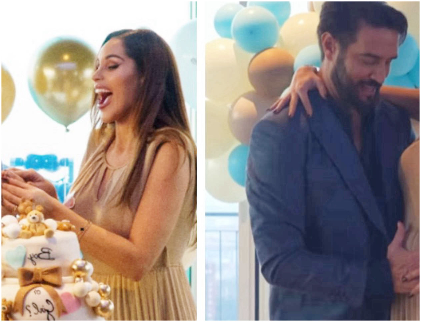 Delia Duran e Alex Belli annunciano il sesso del loro bambino: sarà un maschietto