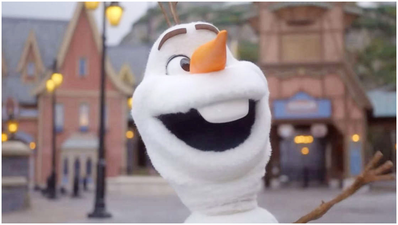 Frozen: Olaf animato nei parchi Disney grazie a un innovativo animatronic interattivo
