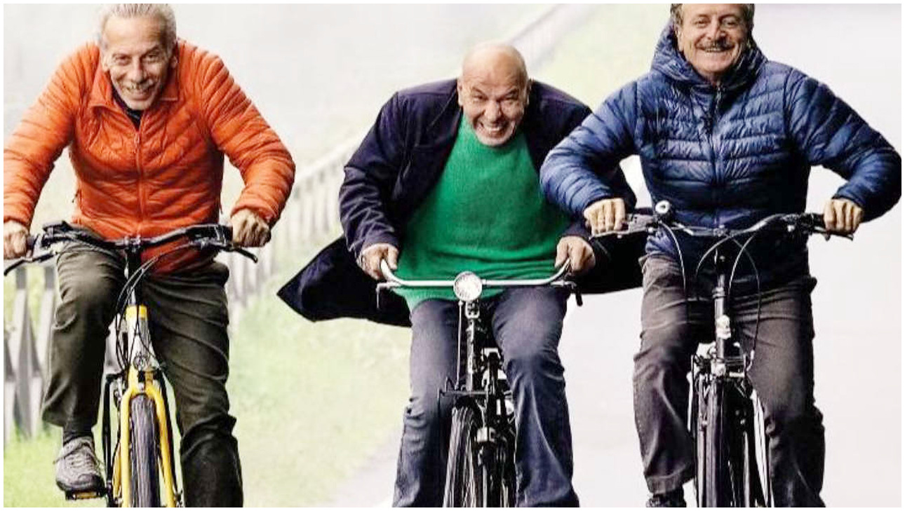 Aldo Giovanni e Giacomo presentano il trailer di Attitudini, il documentario sulla loro carriera