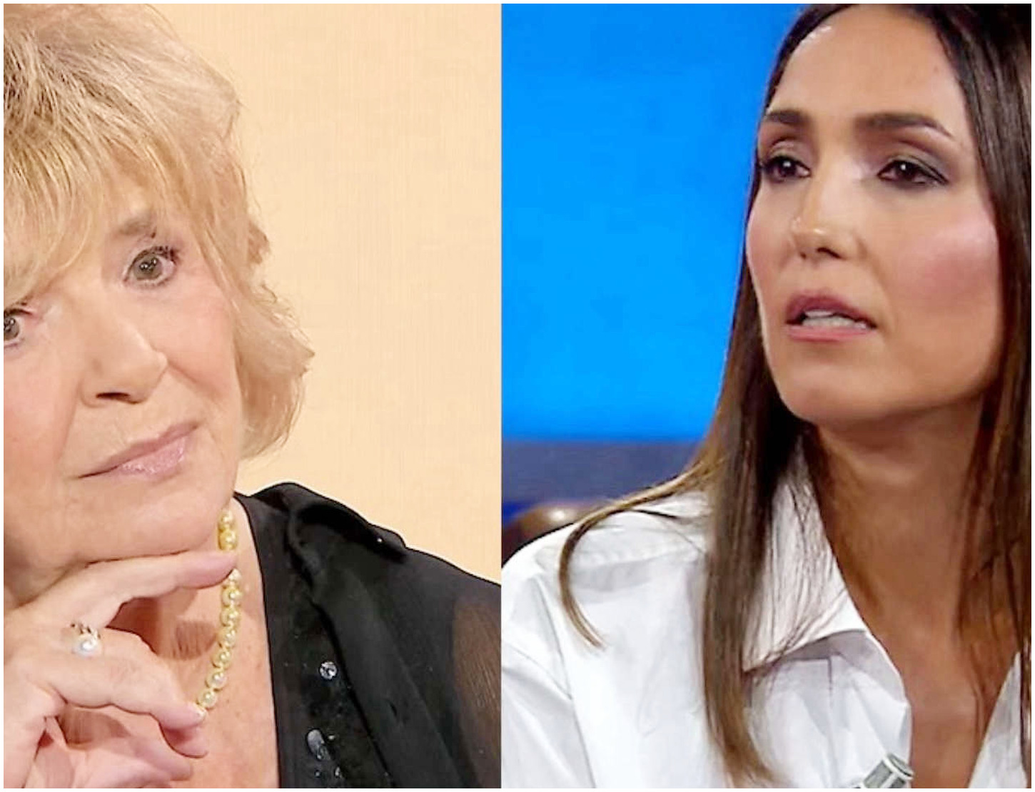 Laura Efrikian protagoniste di una gaffe in diretta a La volta buona, Balivo visibilmente sorpresa