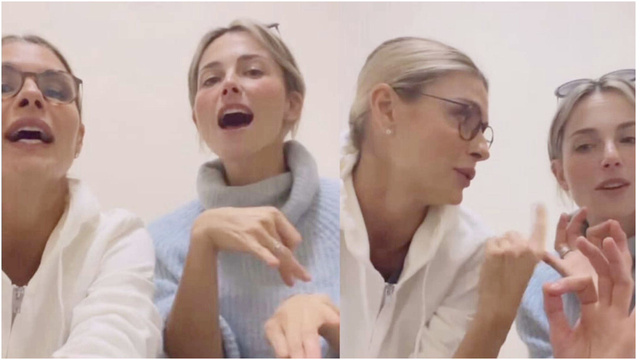 Martina Colombari rivela un misterioso scambio di informazioni con Francesca Fialdini nel video