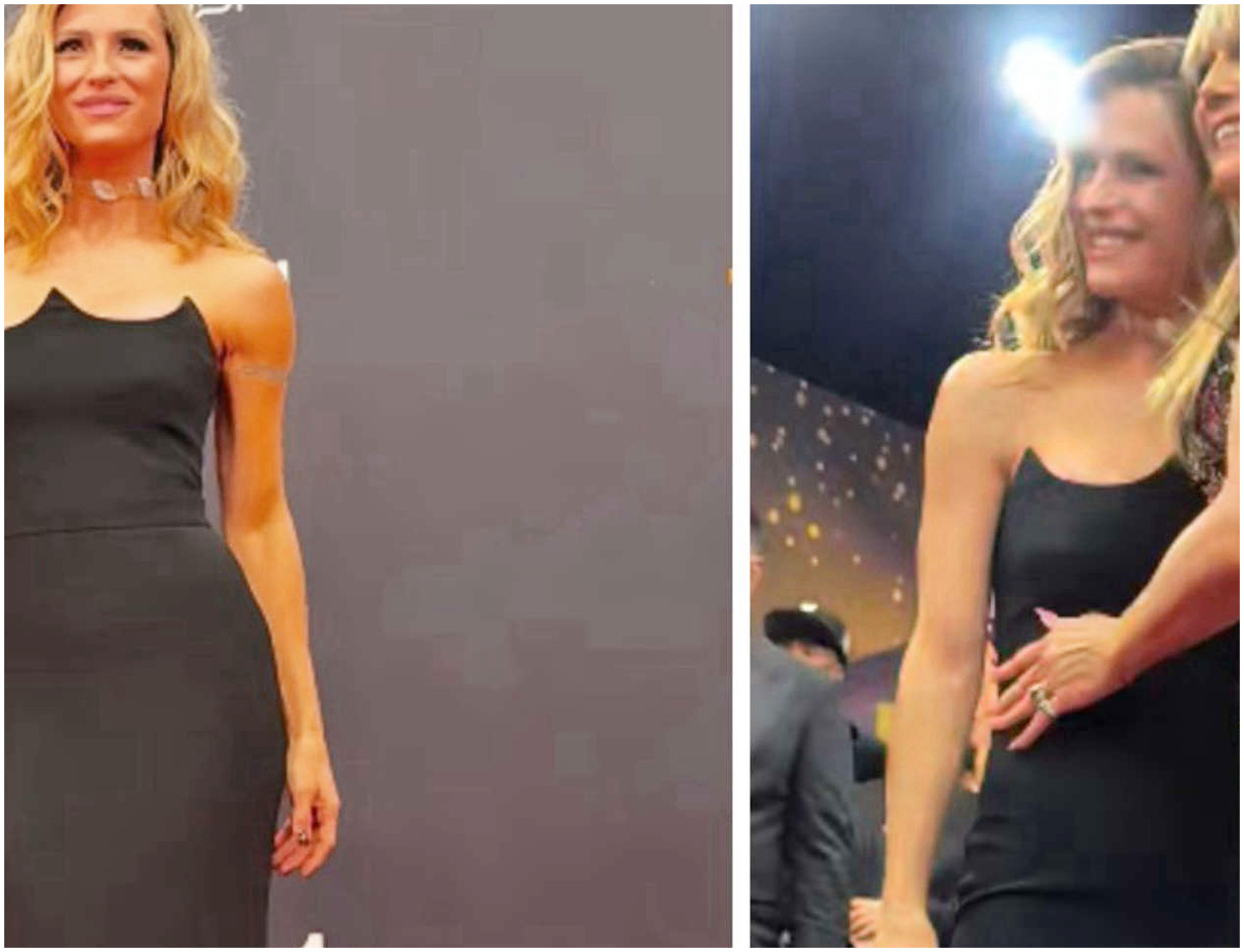 Michelle Hunziker incanta Monaco di Baviera con il suo stile, abbracci e baci con Heidi Klum