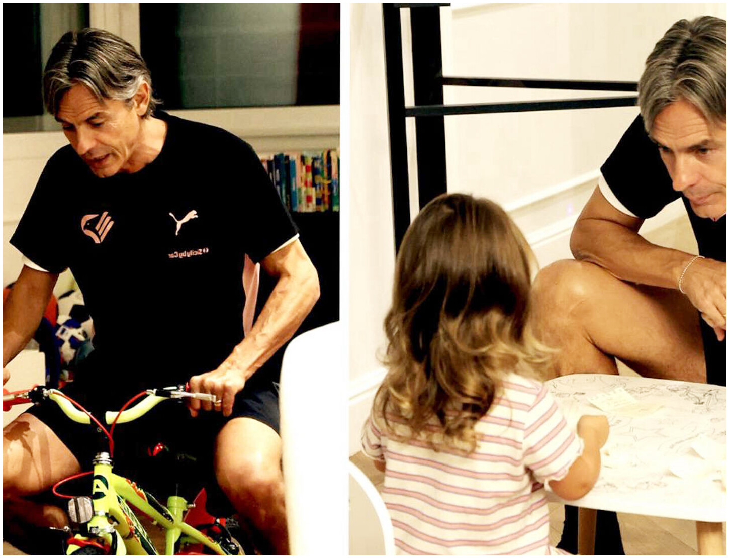 Pippo Inzaghi si dedica ai suoi figli: scatti esclusivi di un padre affettuoso e presente