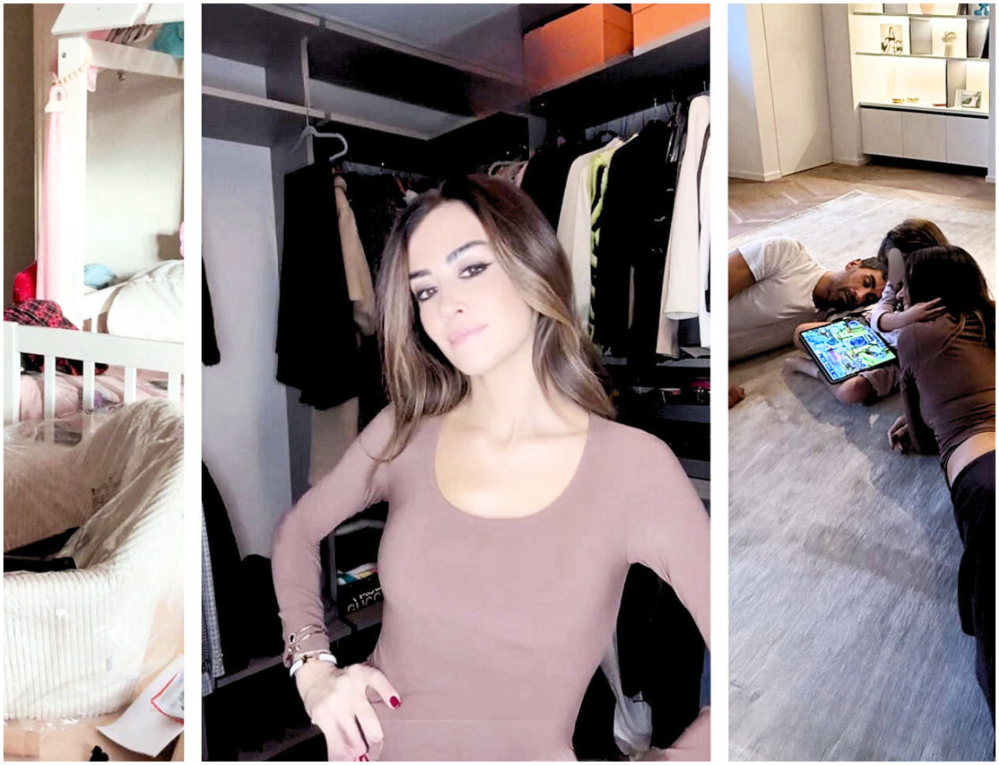 Giorgia Palmas svela dettagli della sua nuova casa a Milano con camino, cabina armadio e cameretta