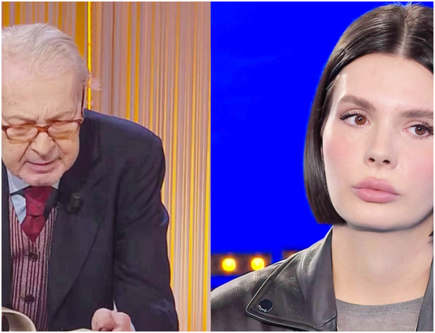 Vittorio Sgarbi in difficoltà durante l’intervista, la figlia Evelina commenta la situazione