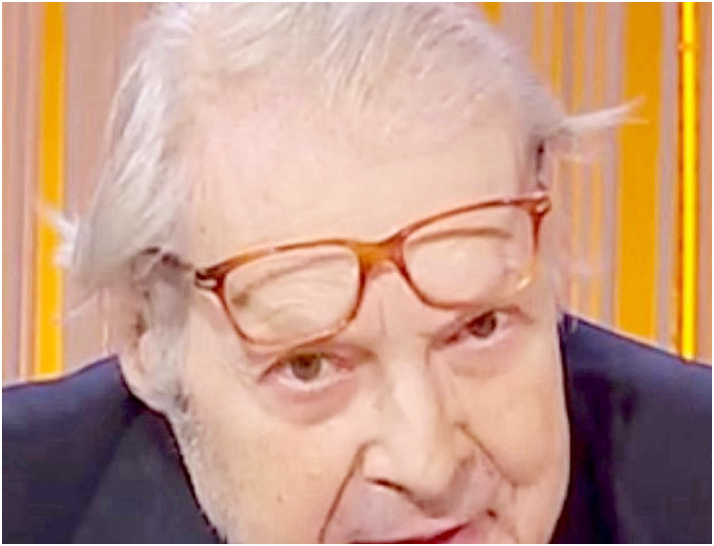 Vittorio Sgarbi fa il suo ritorno in tv dopo un periodo di depressione con nuove esperienze artistiche