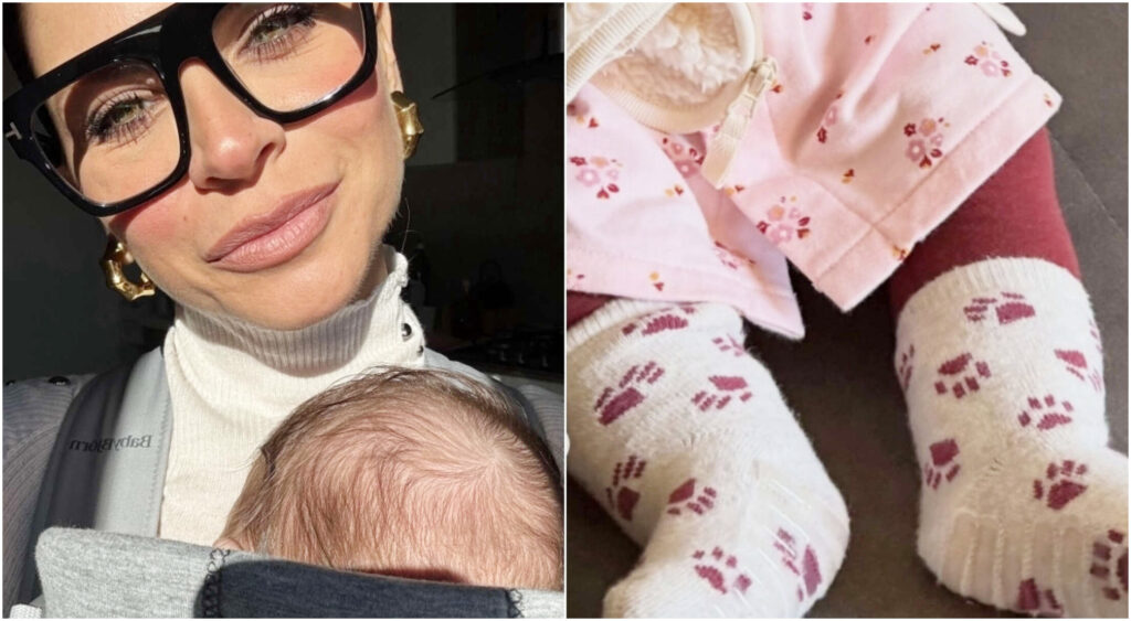 Alessandra Amoroso con la figlia Penelope nel marsupio, dolce messaggio da Emma Marrone