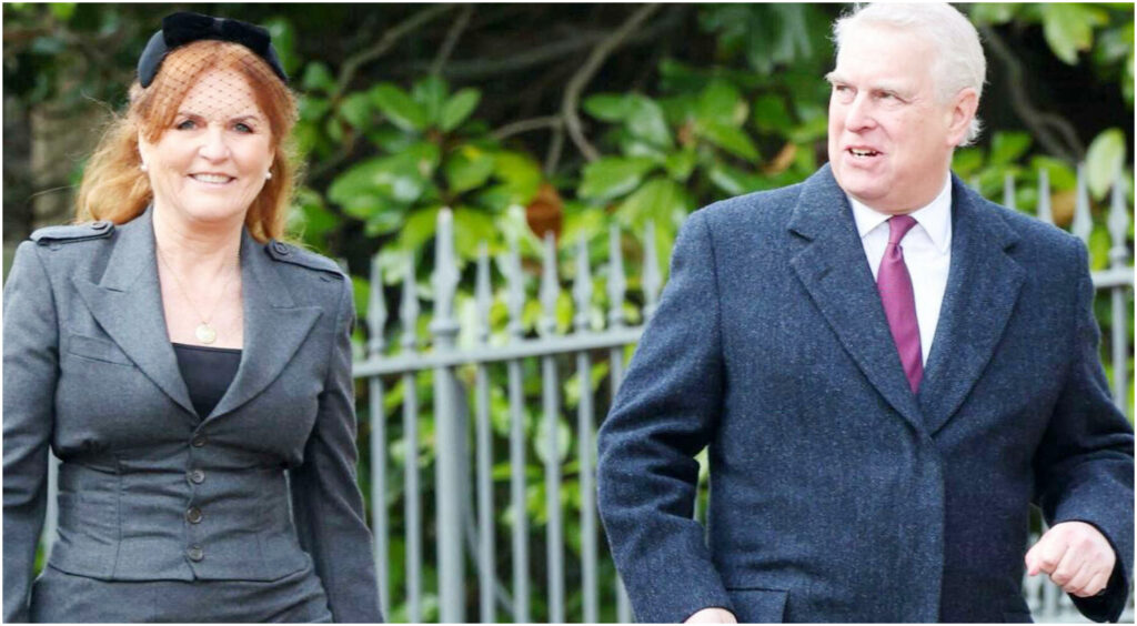 Andrea e Sarah Ferguson partecipano al battesimo della nipote, ma assenti Carlo e Kate Middleton