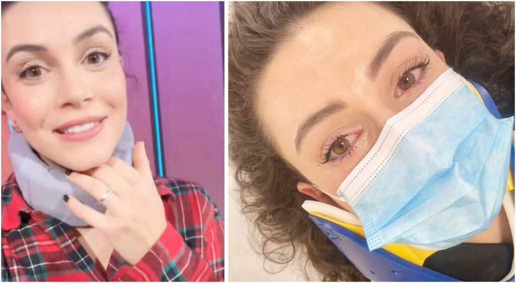 Angelica Baraldi coinvolta in un incidente con un furgone: soccorsa e in lacrime al lavoro