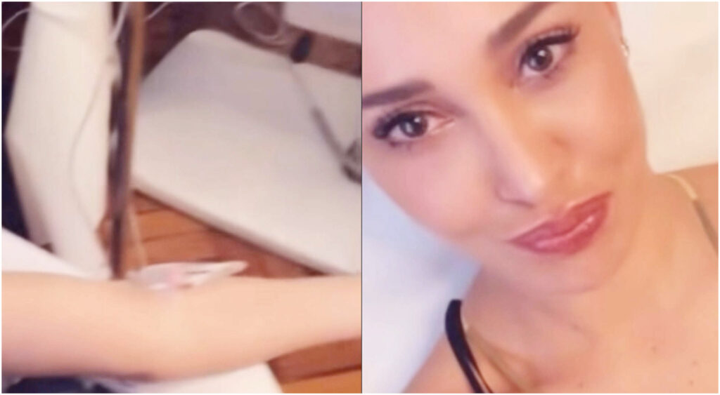 Belen fotografata con la flebo sul lettino: il chiarimento che svela la verità dietro l’immagine