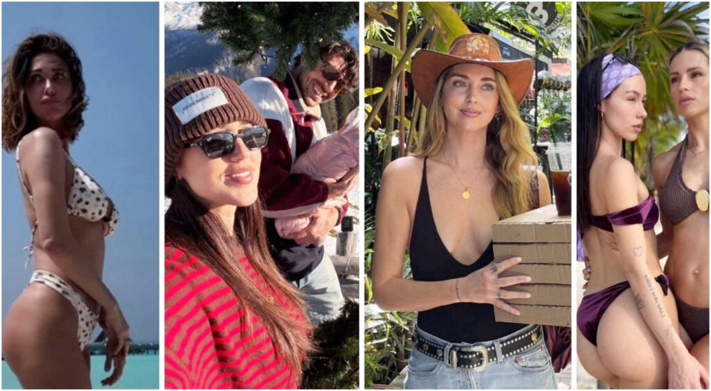 Capodanno con i vip: Michelle Hunziker in Messico, Chiara Ferragni in Colombia e Belen alle Maldive