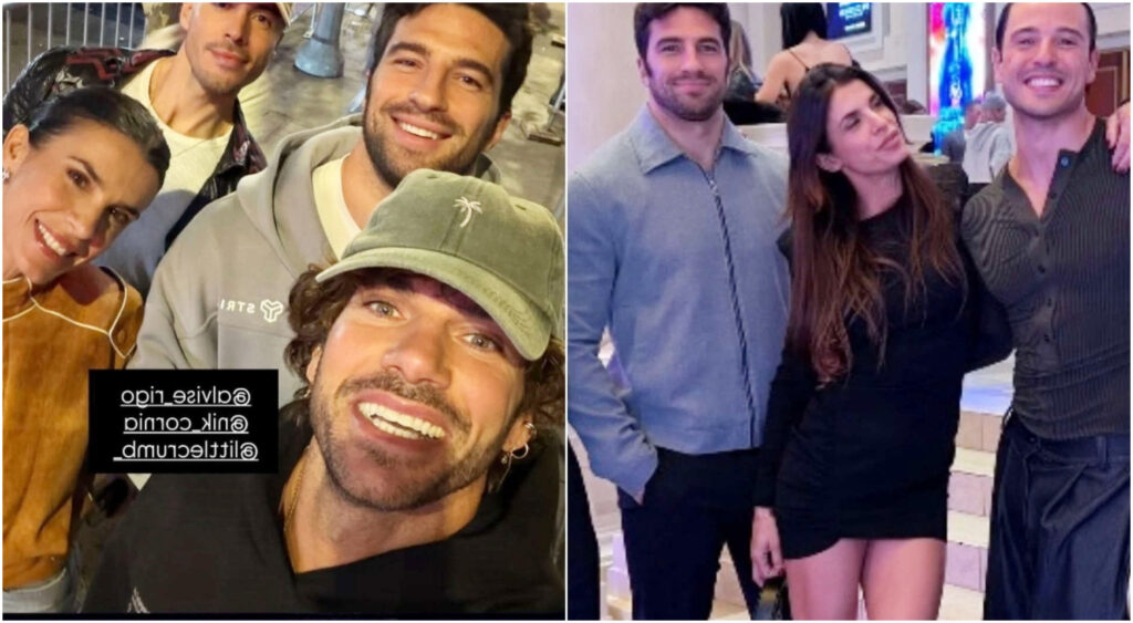 Elisabetta Canalis accoglie Alvise Rigo a Los Angeles per festeggiare il Capodanno insieme