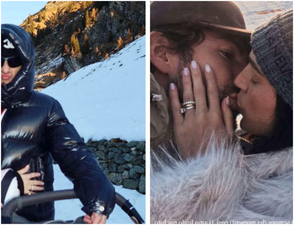 Giulia De Lellis e Cecilia Rodriguez si divertono sulla neve insieme ai compagni e alle figlie