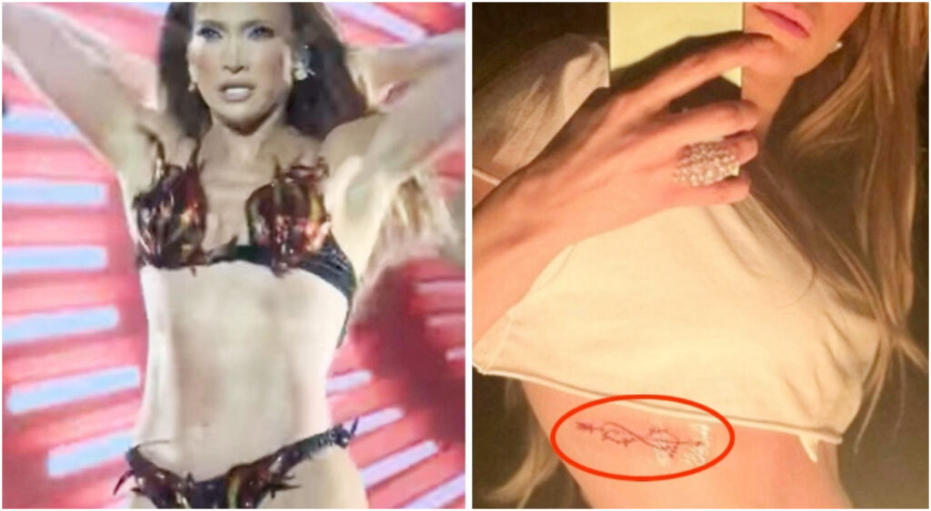 Jennifer Lopez avvia la rimozione laser del tatuaggio dedicato a Ben Affleck dopo la separazione