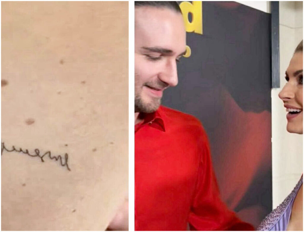 Martina Colombari svela il suo nuovo tatuaggio in onore di Ballando con le stelle e il suo significato