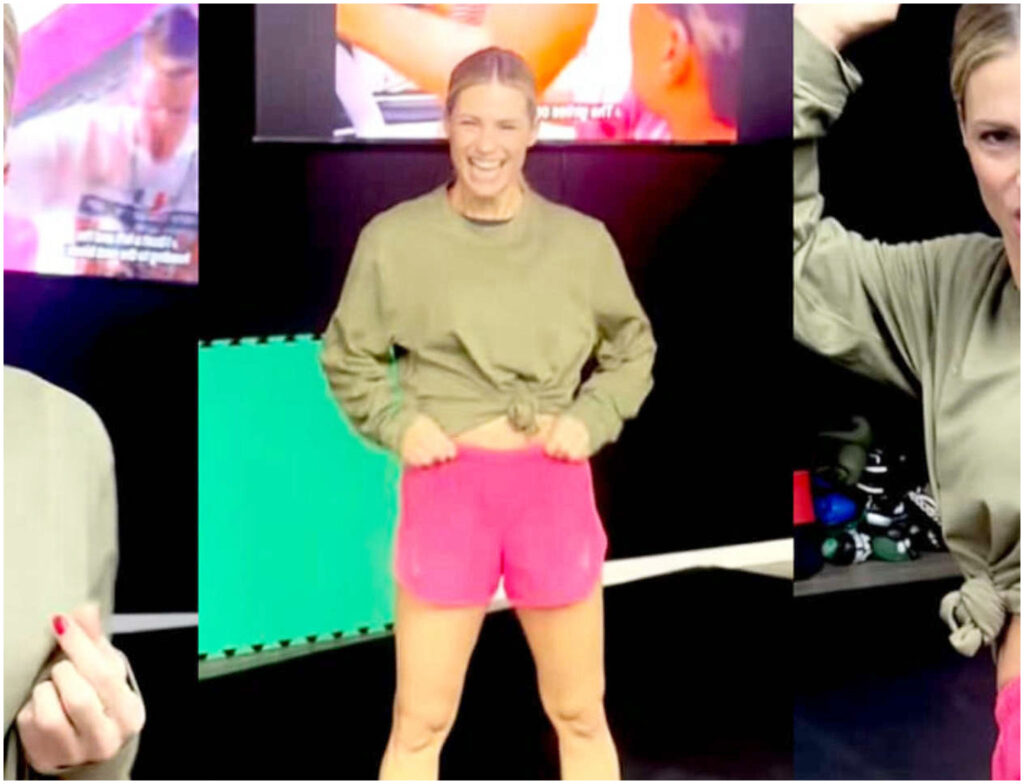 Michelle Hunziker rimprovera il trainer per il video, ma lui decide di condividerlo comunque
