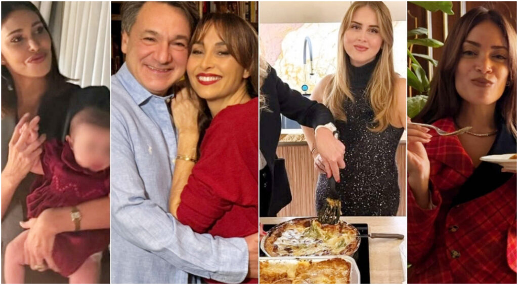 Il menù di Natale in casa dei vip: lasagne delle sorelle Ferragni e il foie gras di Elodie