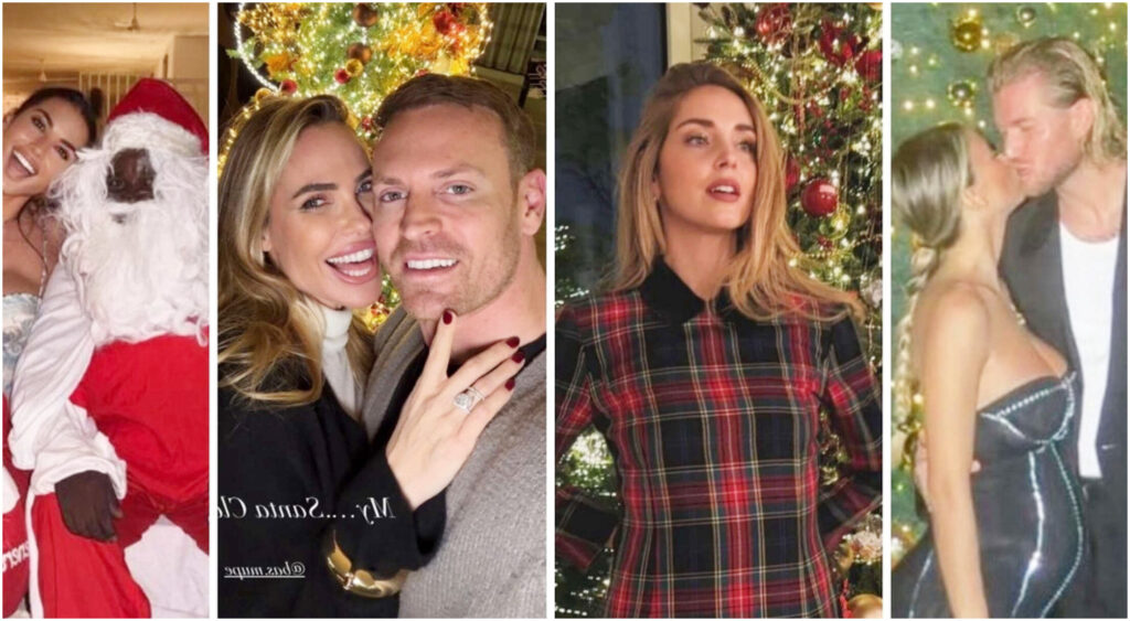Natale tra vip: Chiara Ferragni festeggia con i figli, Elisabetta Gregoraci in Kenya e Fedez in fuga d’amore