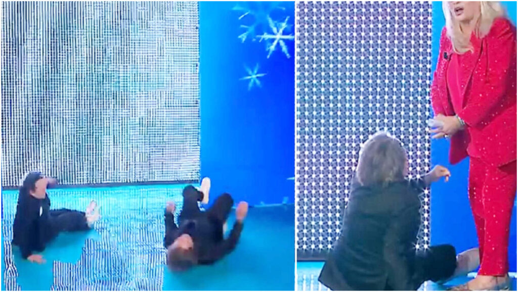 Paura a Domenica In, i Ricchi e Poveri entrano in studio e si accasciando a terra mentre lei si sente male