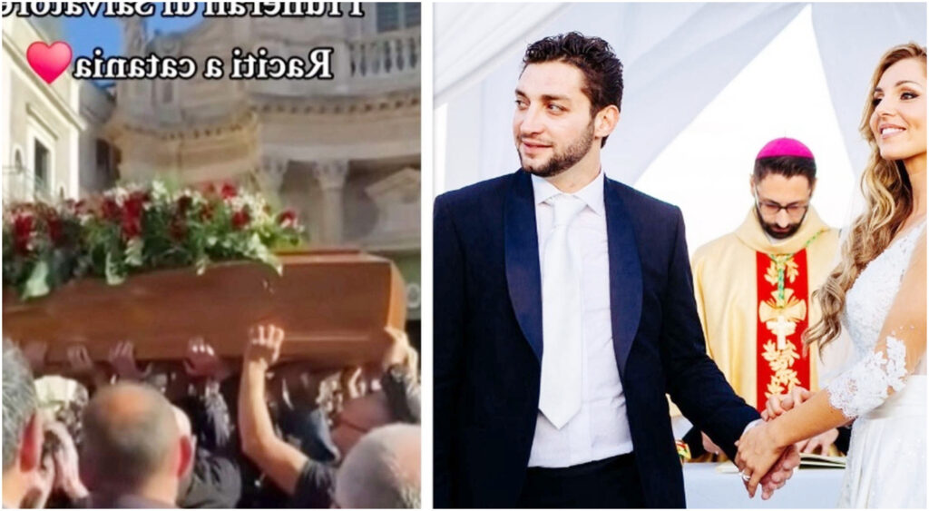Salvatore Raciti, marito dell’ex ballerina Susy Fuccillo, muore a 41 anni: i funerali in svolgimento