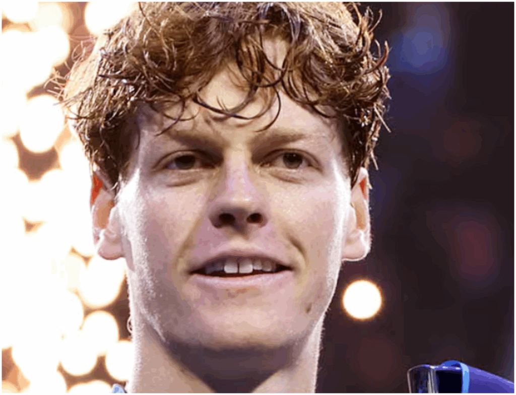 Sinner in pista ad Abu Dhabi insieme a Laila Hasanovic e al fratello Mark per un emozionante show