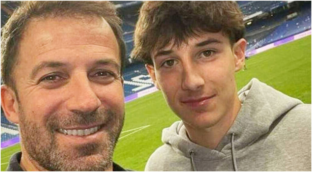 Tobias Del Piero, figlio di Alessandro, lascia la Sanremese senza mai scendere in campo.