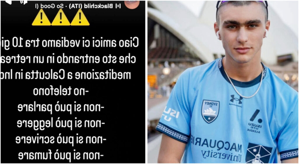 Achille Costacurta annuncia il ritiro dai social per un silenzioso retreat in India senza distrazioni