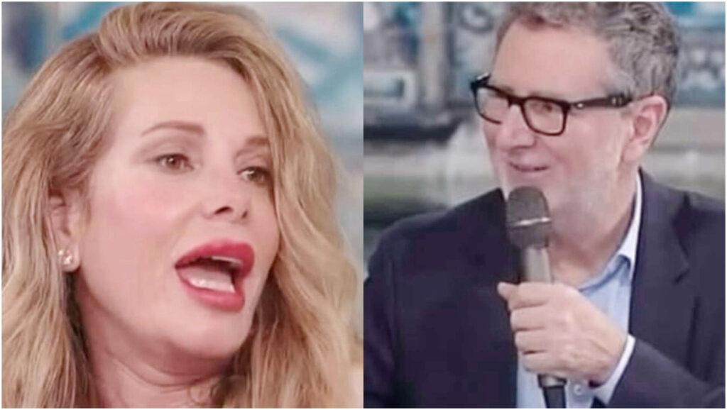 Alessia Marcuzzi racconta un episodio divertente in Brasile con Malgioglio, ma Fazio interviene