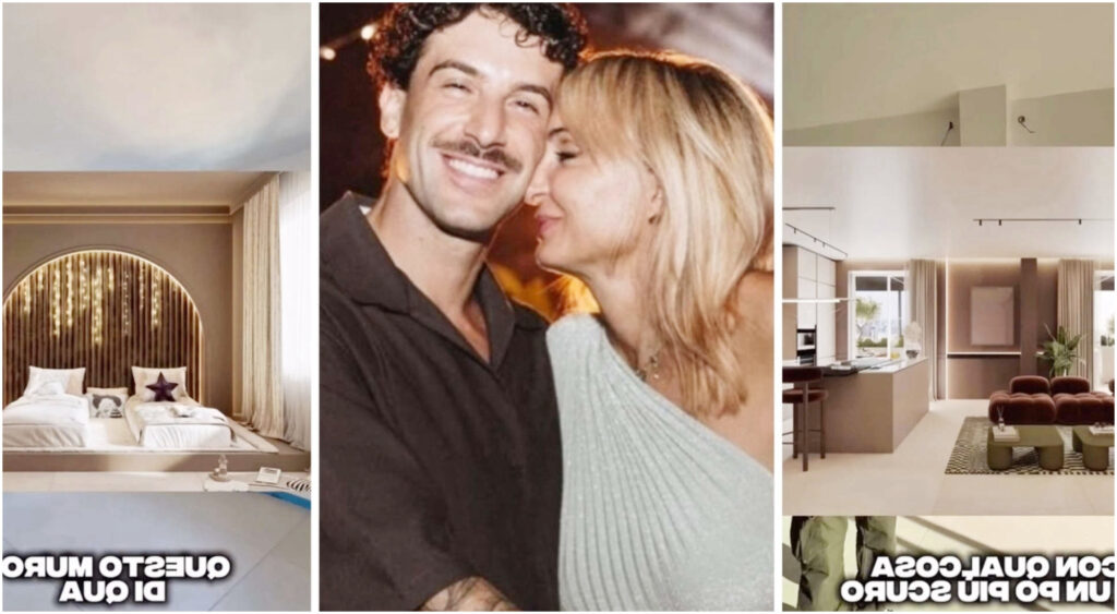 Andreas Muller e Veronica Peparini mostrano la loro nuova casa con cameretta, salone e terrazzo