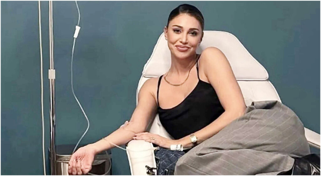 Belen Rodriguez esprime le sue preoccupazioni post-vaccino e parla di un nuovo trattamento con flebo di vitamine