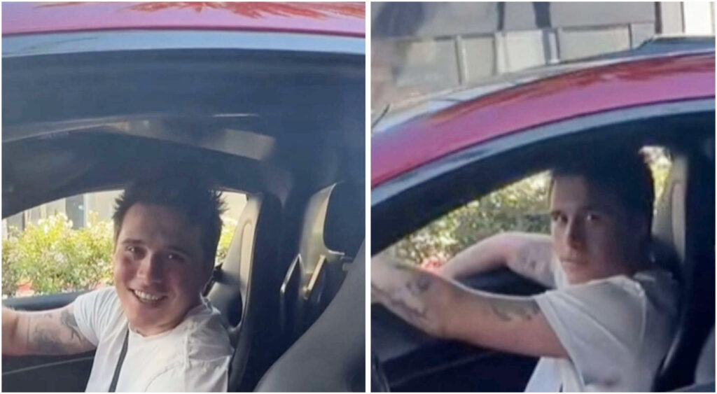 Brooklyn Beckham ripreso alla guida della McLaren da un milione di euro: polemiche sui genitori