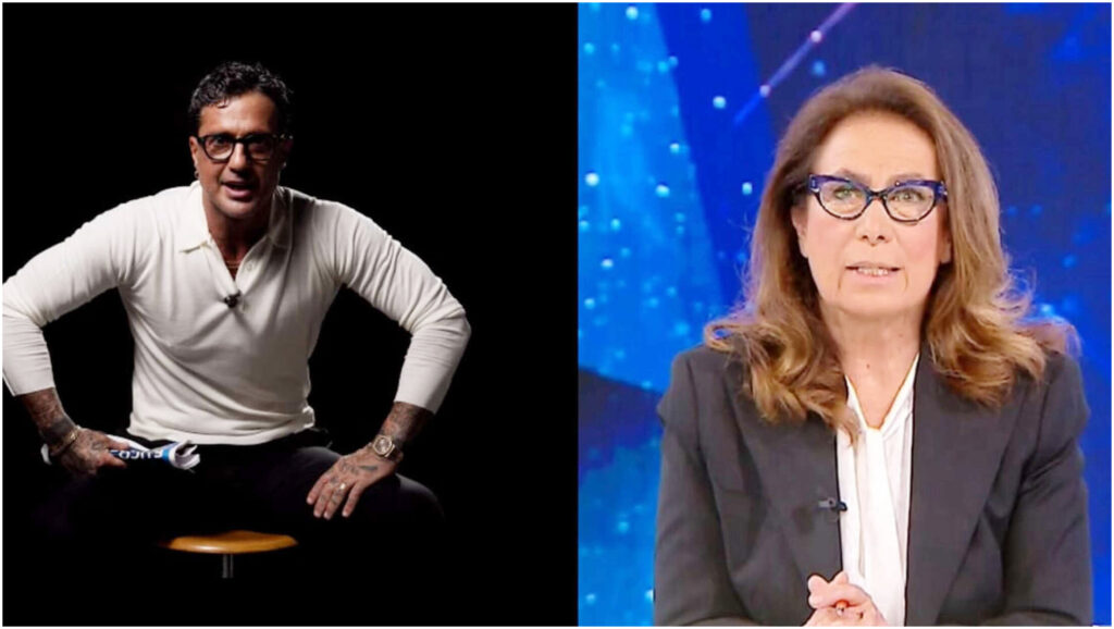 Cesara Buonamici e Fabrizio Corona in conflitto al Tg5: accuse e replica incendiaria del noto influencer