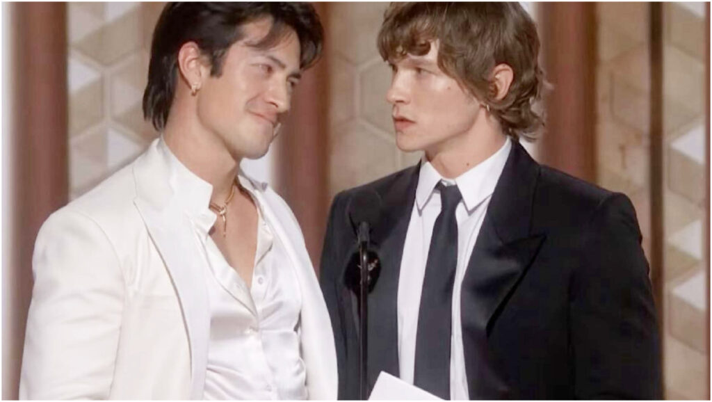 Connor Storrie e Hudson Williams rubano la scena ai Golden Globes con un’affascinante esibizione
