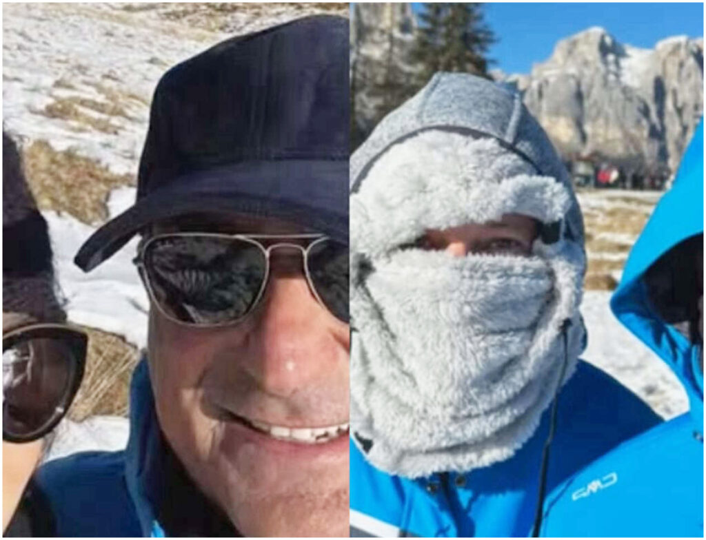 Conti e Pieraccioni in vacanza tra le nevi, la moglie del conduttore documenta il soggiorno caratterizzato da temperature rigide.