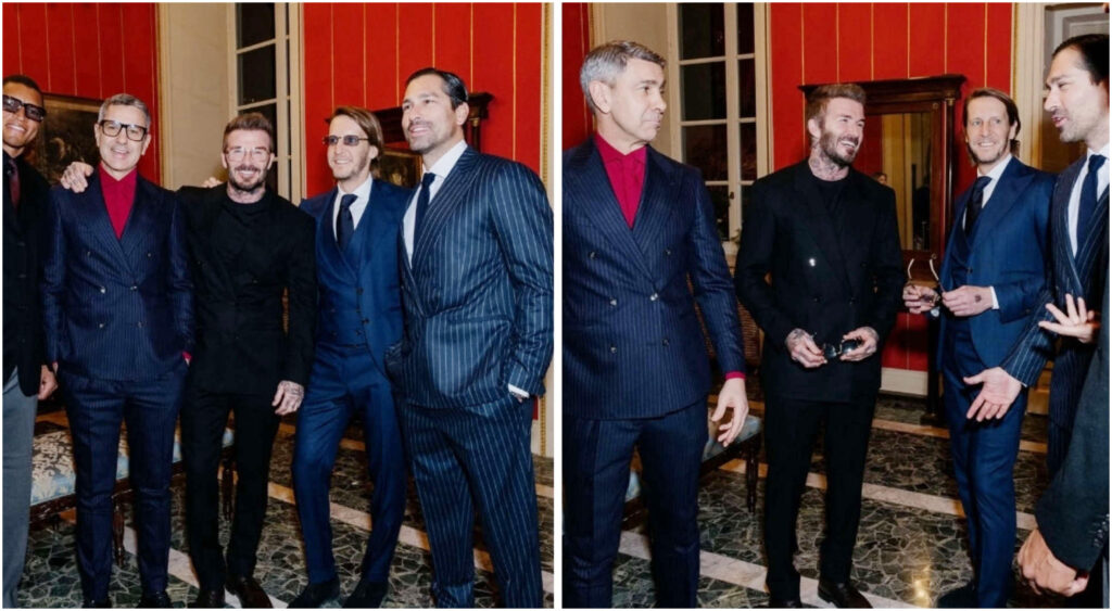 David Beckham reincontra Billy Costacurta e i campioni rossoneri, un legame che resiste nel tempo