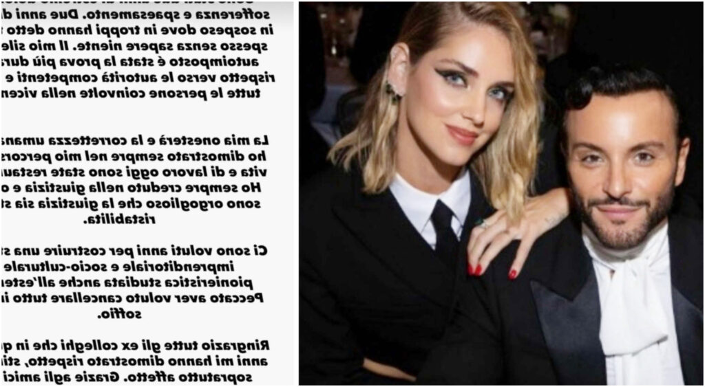 Fabio Maria Damato assolto nel caso Pandoro e lancia una stoccata a Chiara Ferragni dopo la sentenza