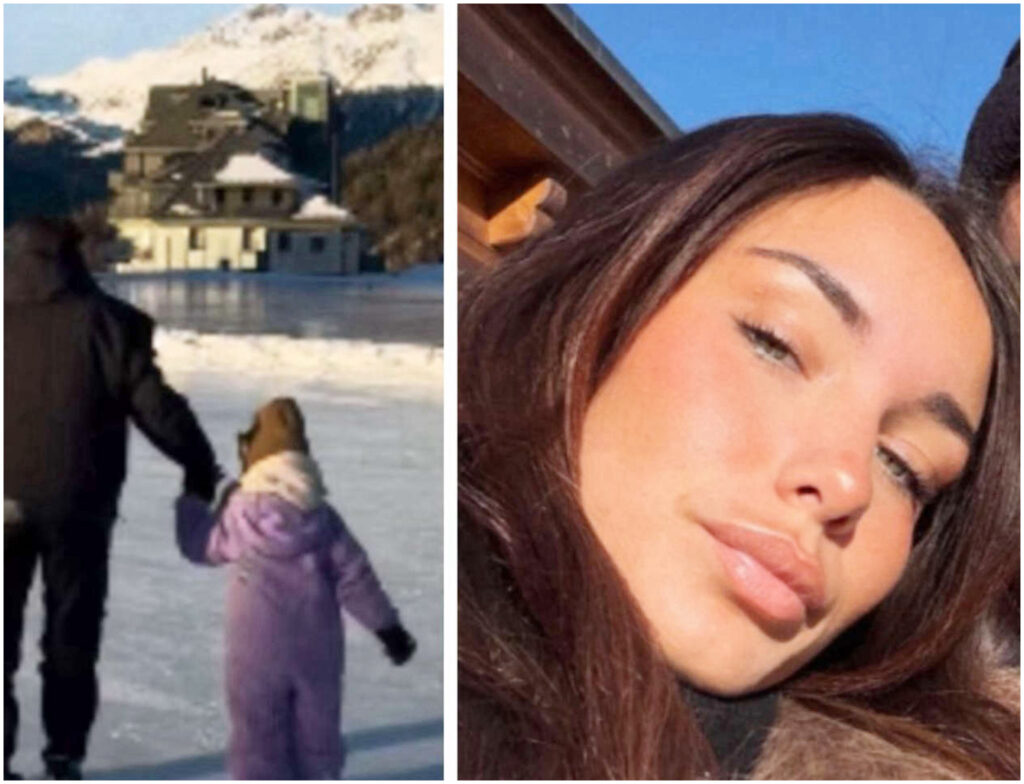Fedez e Giulia Honegger trascorrono una giornata sulla neve con i figli di lui in montagna