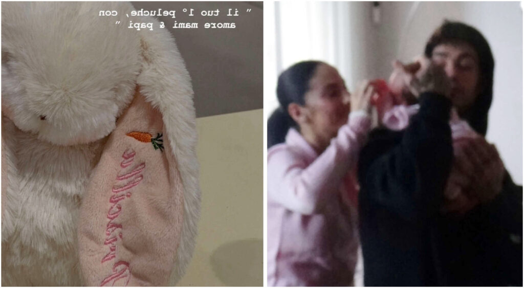 Giulia De Lellis e Tony Effe festeggiano i tre mesi della figlia Priscilla con regali speciali