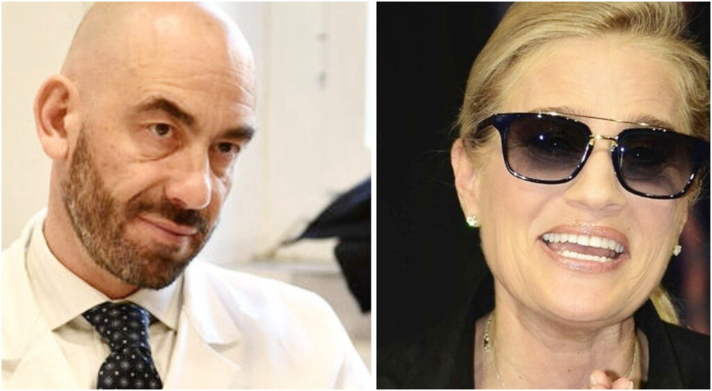 Heather Parisi e Matteo Bassetti in accesissimo confronto su Trump e un esperto della salute
