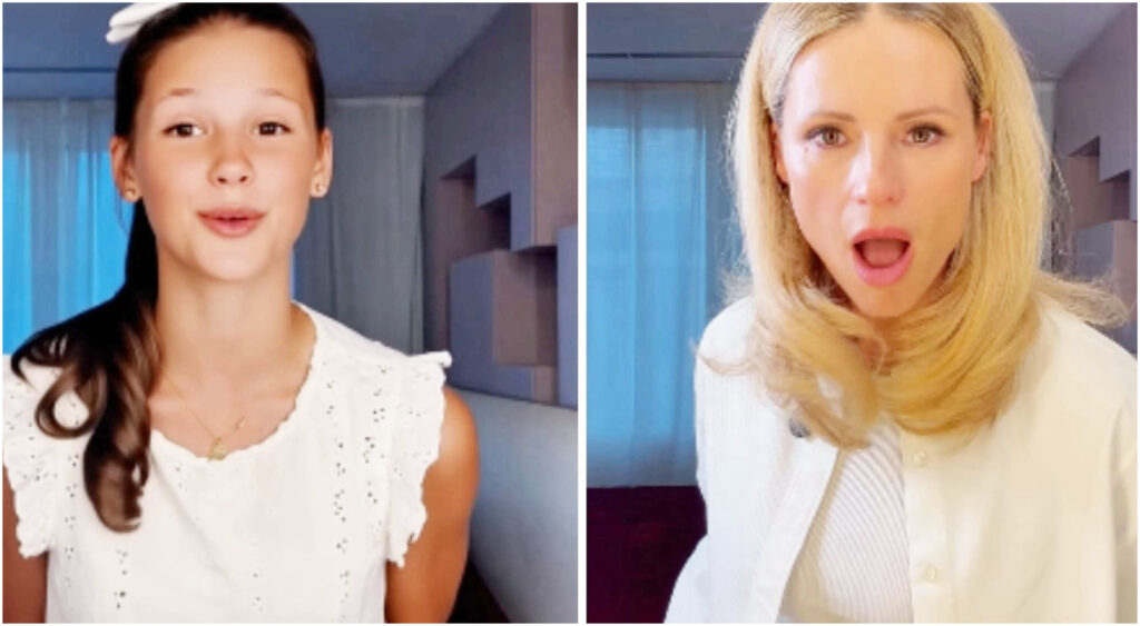 Hunziker utilizza un video generato con l’IA per parlare alla Michelle bambina sul suo libero amore