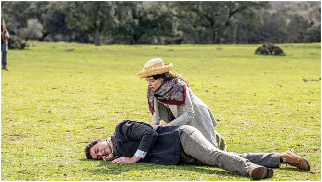 La Promessa, Jacobo sfida Curro ma cade da cavallo e perde i sensi nel confronto.